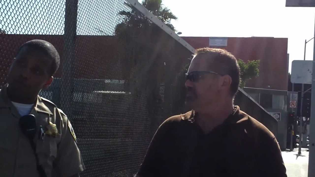 WeAreChange-Hollywood Ron Paul Banner Hang - Police INTERRUPTION & HARASSMENT