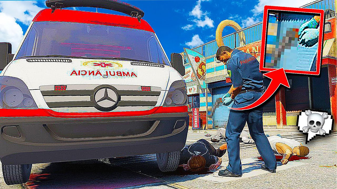 VIREI PARAMÉDICO E M4T3I GERAL KKKKKKKKKKK 🚑 no GTA RP!