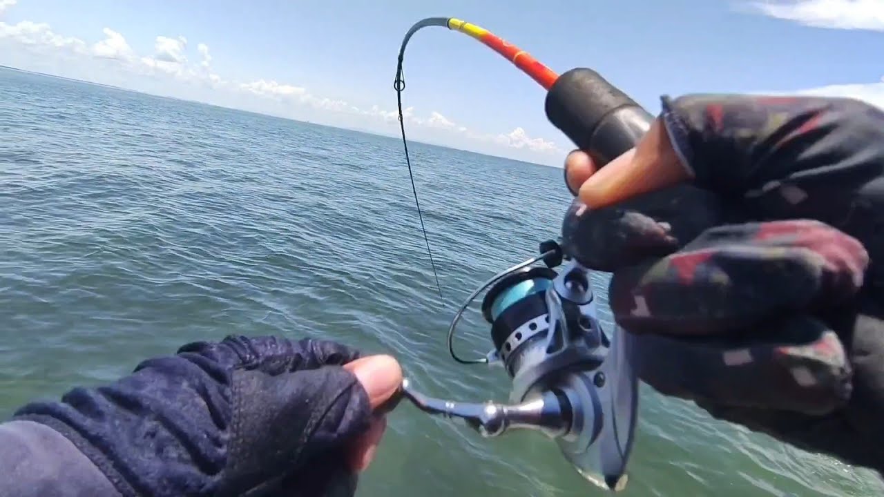 casting laut dangkal pakai lure sinking saja @WAIKI58