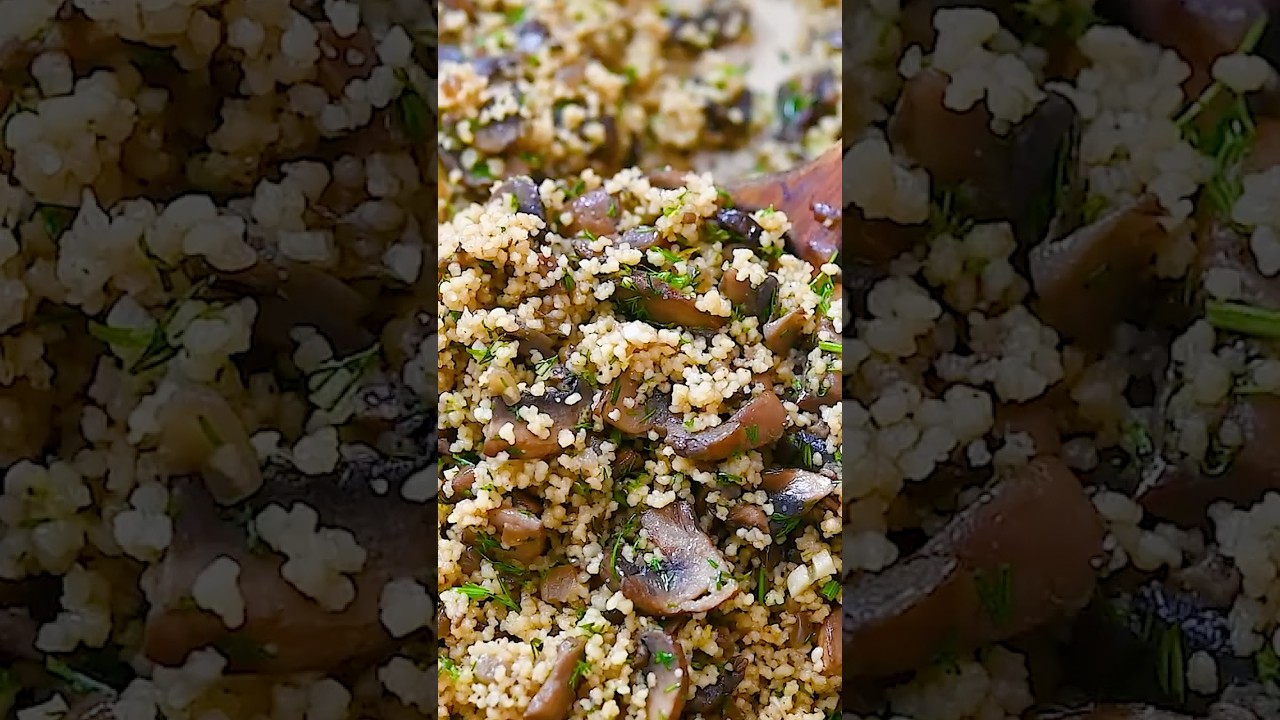 Cozy Mushroom Couscous (Vegan & Delicious!)