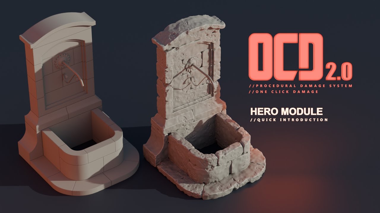 OCD 2.0: HERO Module Introduction | Blender Add-On