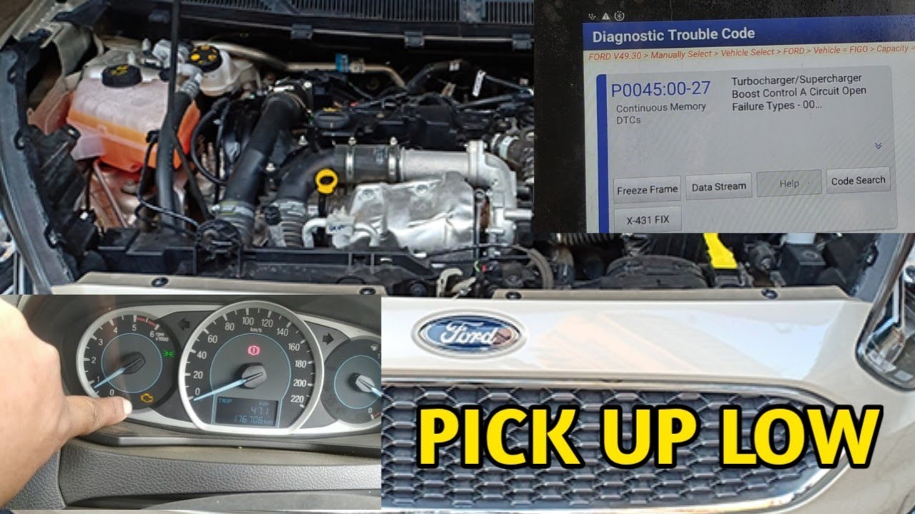 P0045 | Ford Figo Aspire | Boost Control Circuit Open | Fiesta | Ecosport