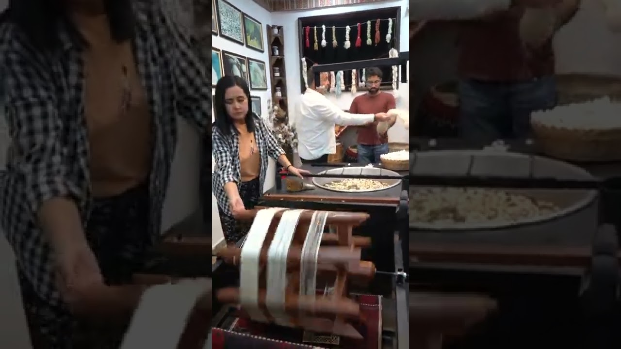making of silk threads from silkworm cocoons