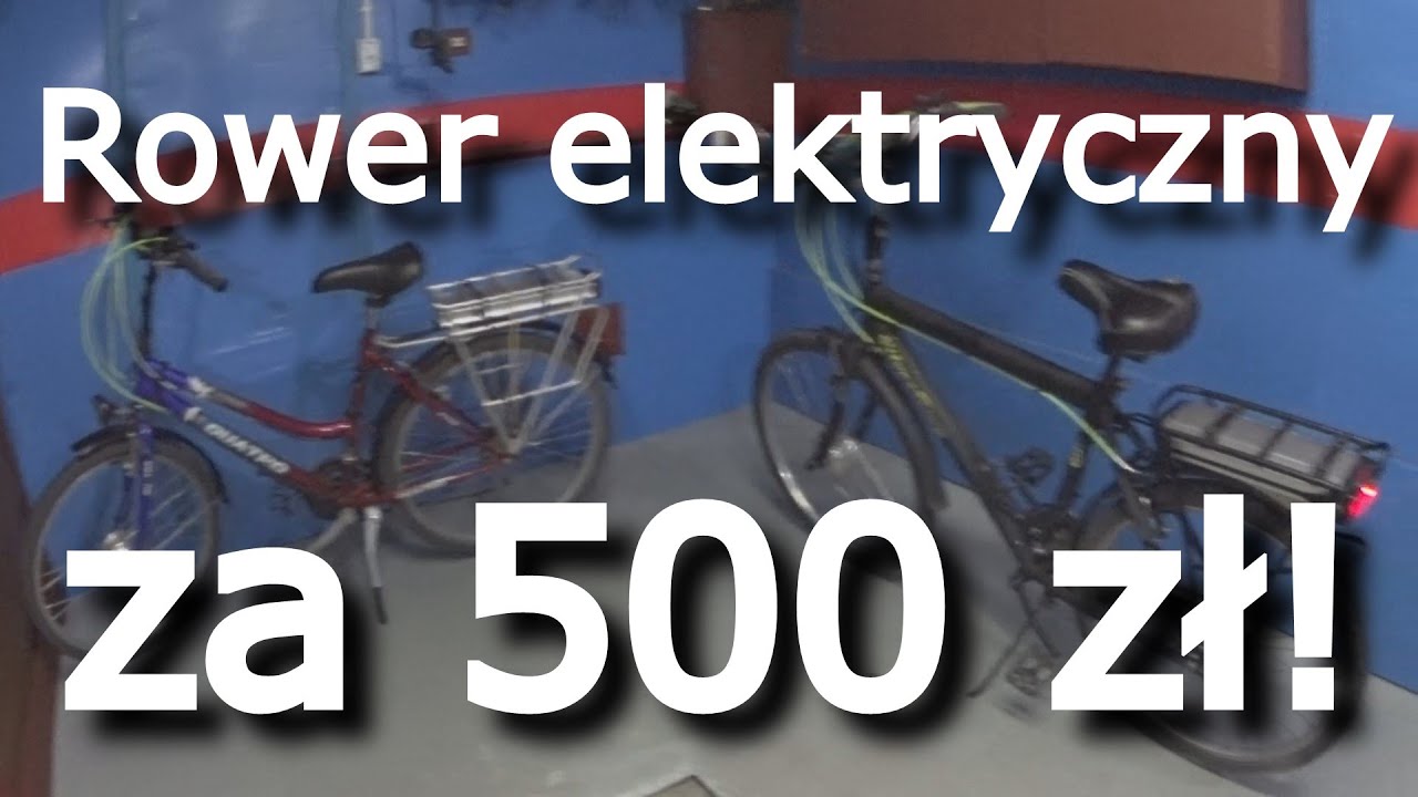 Rower elektryczny za 500zł ! jak zbudować