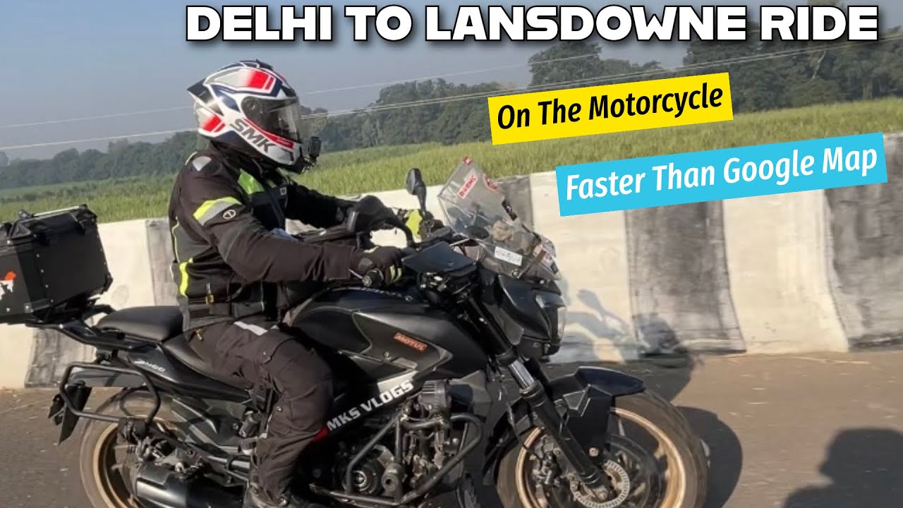 Delhi to Lansdowne Non-Stop Winter Ride on the Motorcycle.