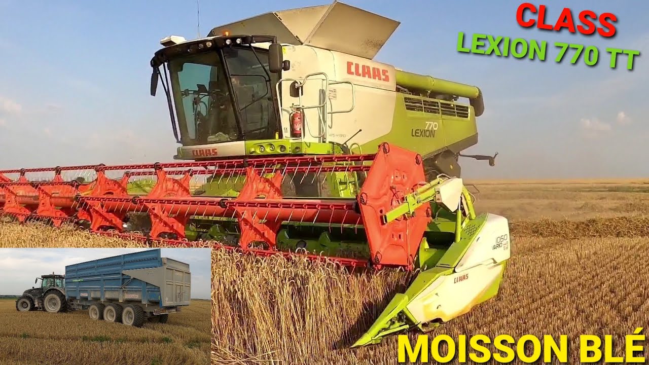 MOISSON BLÉ 2021: CLAAS LEXION 770 TT/COUPE 1050 VARIO + VALTRA S BLACK !!!