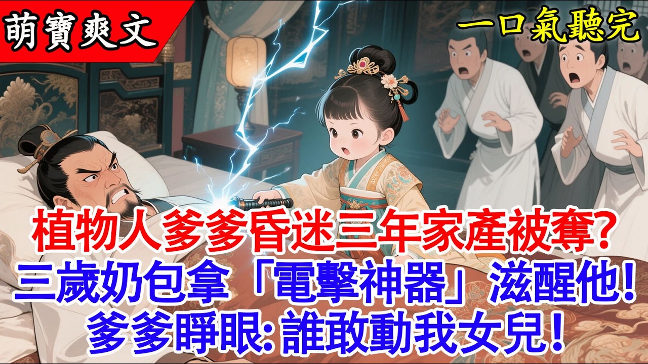 【完結小說】爹爹昏迷三年，親戚忙著分家產？3歲奶包掏出“雷擊木針”，引天雷救父！戰神爹爹醒來那一刻，全場嚇癱！#爽文 #有聲書 #萌娃 #穿越 #萌寶 #小說 #原創
