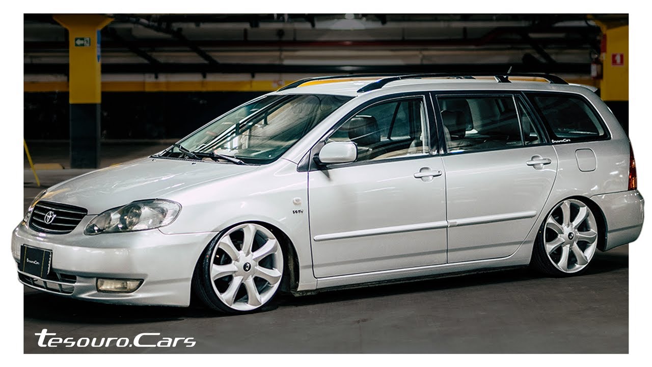 TOYOTA FIELDER PRATA 2005 SUSPENSÃO A ROSCA ARO 18