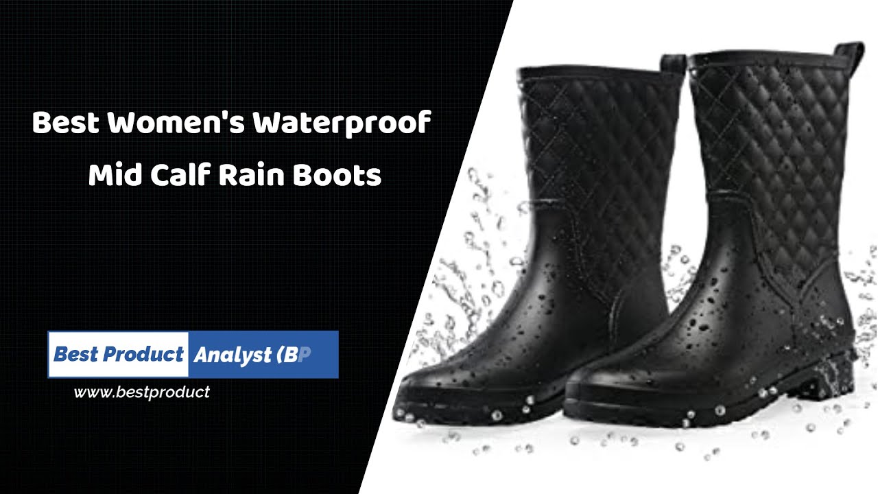 Women's Waterproof Mid Calf Rain Boots - Top 5 Rain Boots 2021