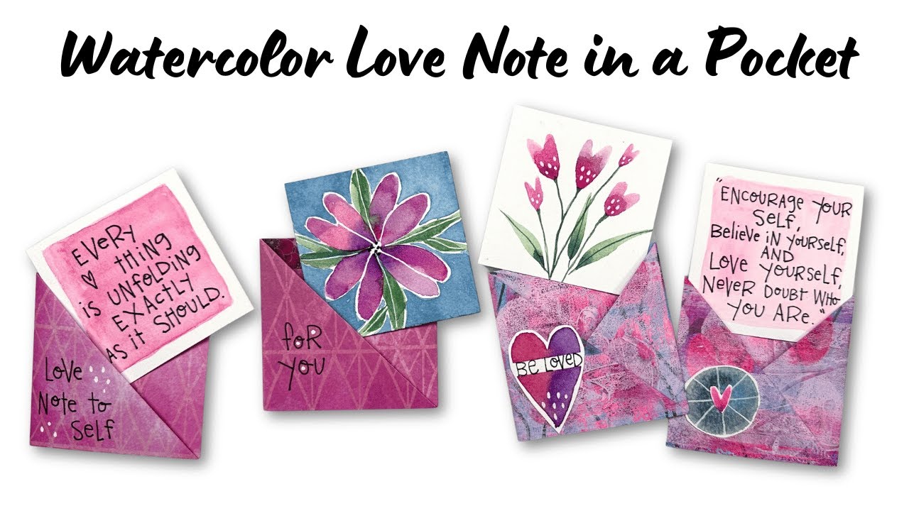 Make a Hidden Watercolor Love Note That Will Melt Hearts