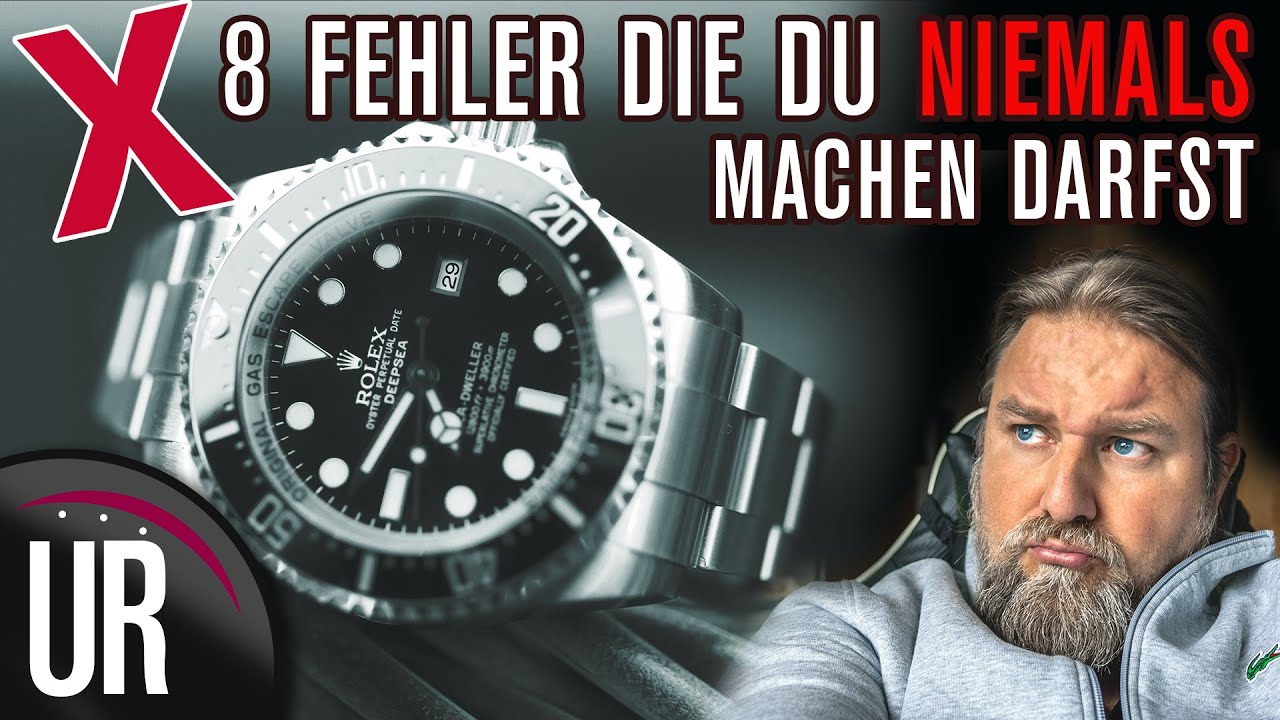 🥶 SO ZERSTÖRST DU DEINE LUXUSUHR! 8 FEHLER, DIE DU NIEMALS MACHEN SOLLTEST!