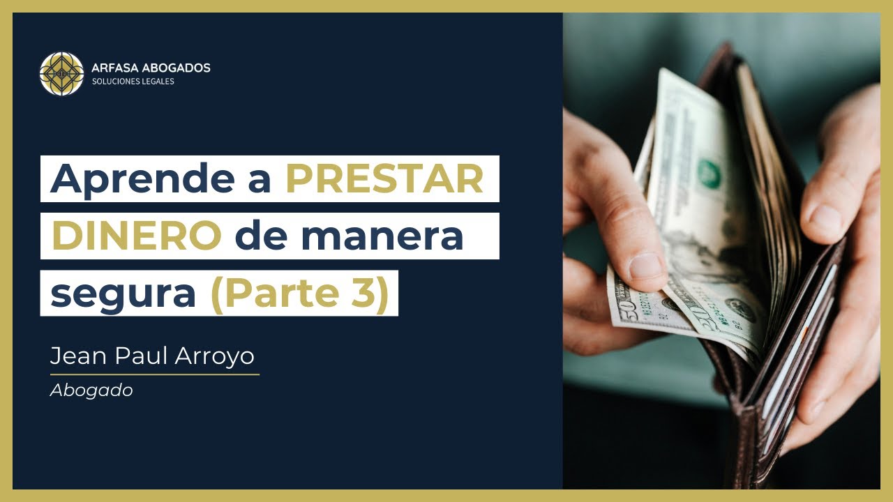 🔴 ¿Cómo prestar DINERO de manera segura y cobrar INTERESES con GARANTÍA? | CONTRATO DE MUTUO en Perú