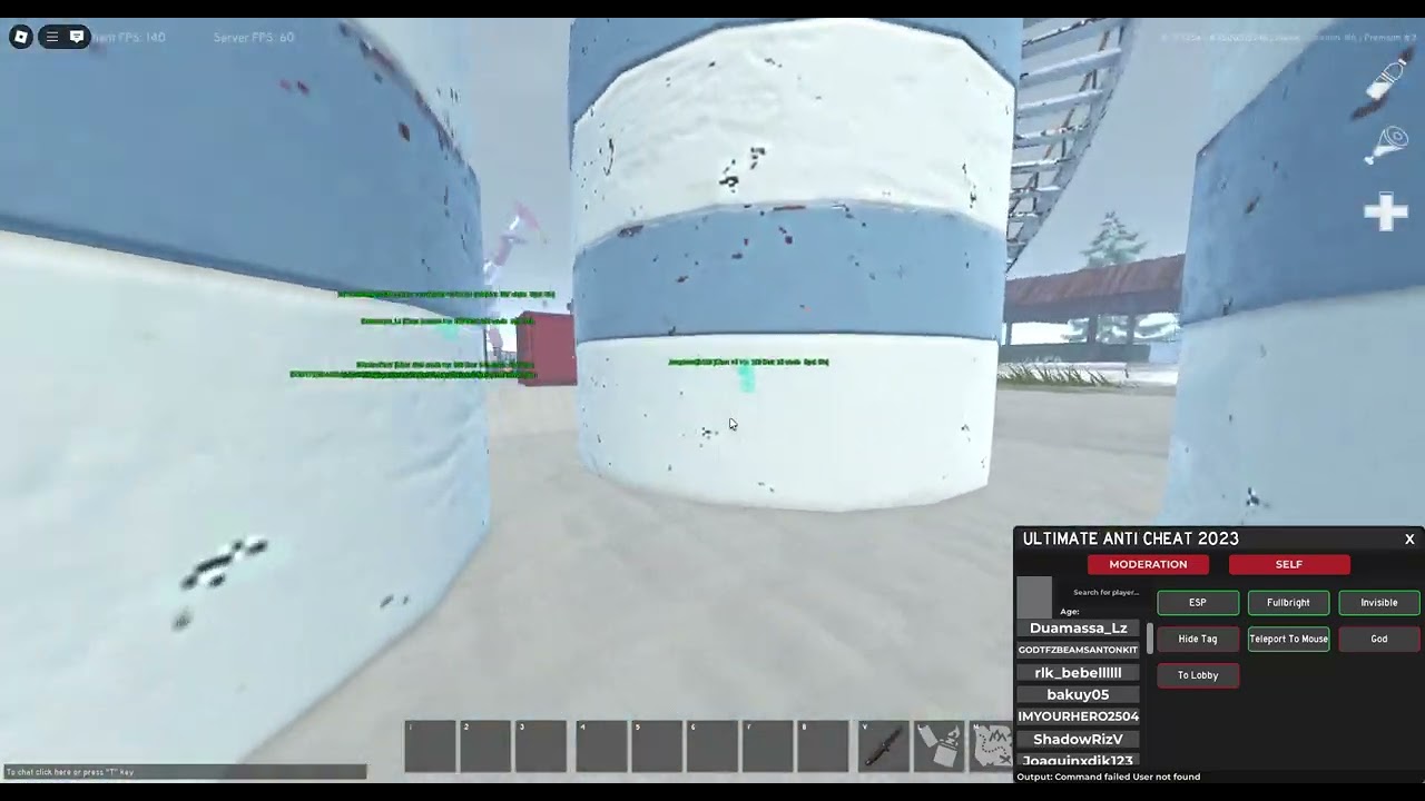Dumbass cheater shoots invisible mod and gets banned project delta