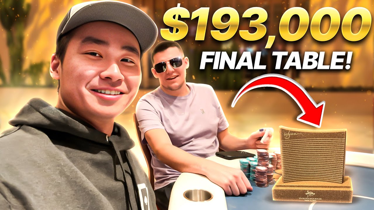 FINAL TABLE Vs. The TOP PLAYERS In the World! $193,000 for FIRST! | Rampage Poker Vlog