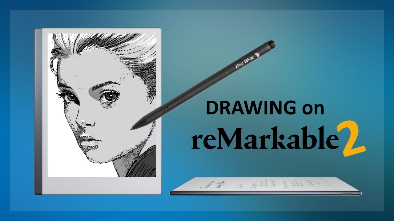 ✏️Drawing on the Remarkable 2?📝 Is E-ink any good for SKETCHING? Digital Artists Impressions