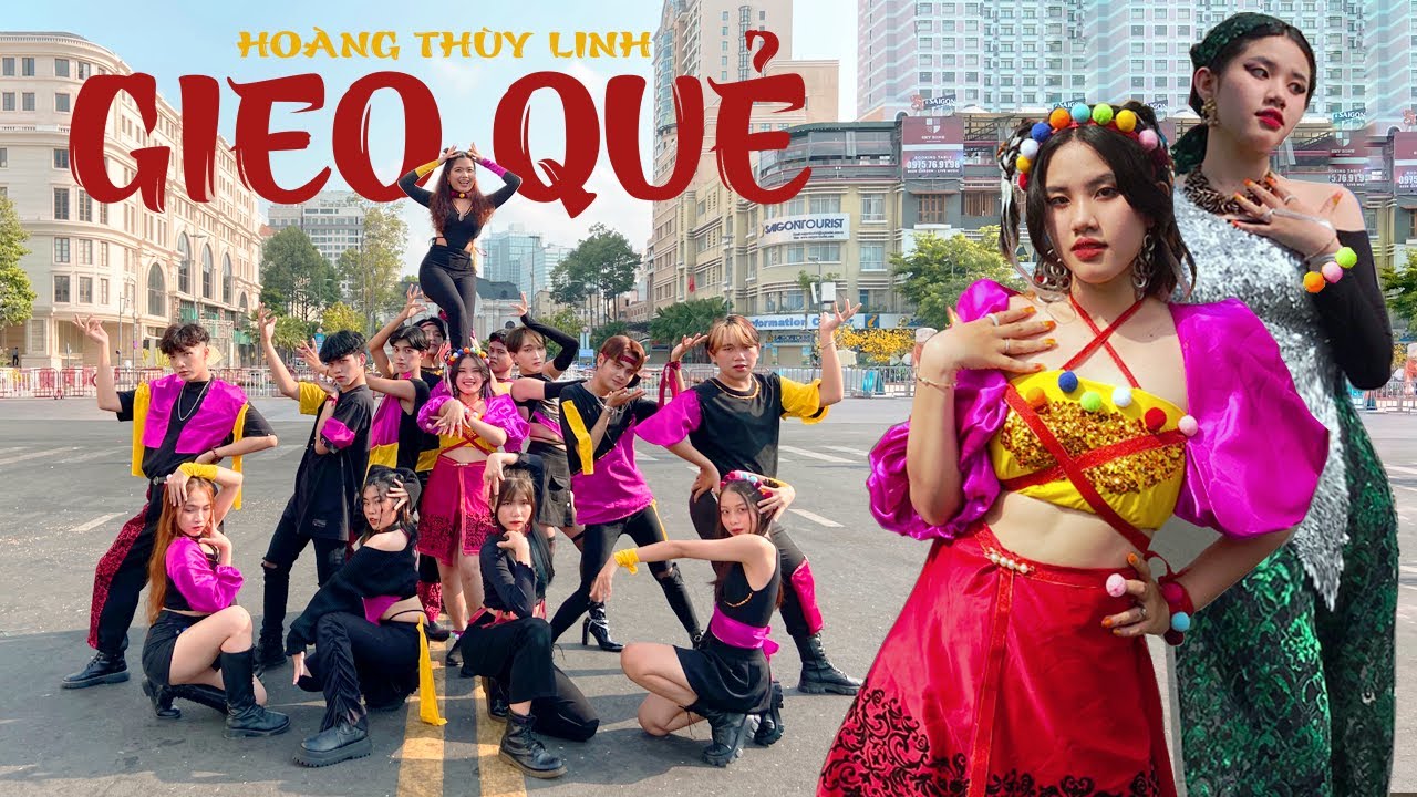 [GIEO QUẺ ĐẦU NĂM Ở PHỐ ĐI BỘ] Ho&agrave;ng Thuỳ Linh - 'Gieo Quẻ' | BEAmE Dance Cover & Choreography