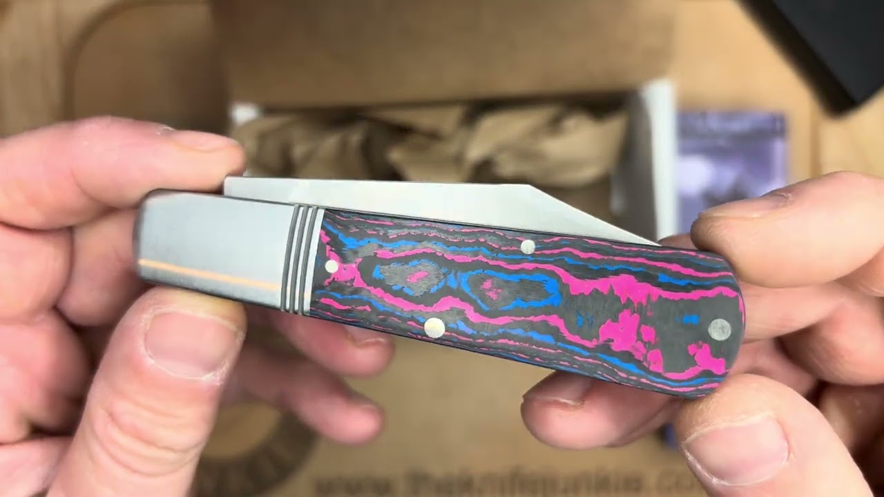 РАСПАКОВКА!!! Нож Gateway Barlow в камуфляжной расцветке Miami CamoCarbon от Jack Wolf Knives