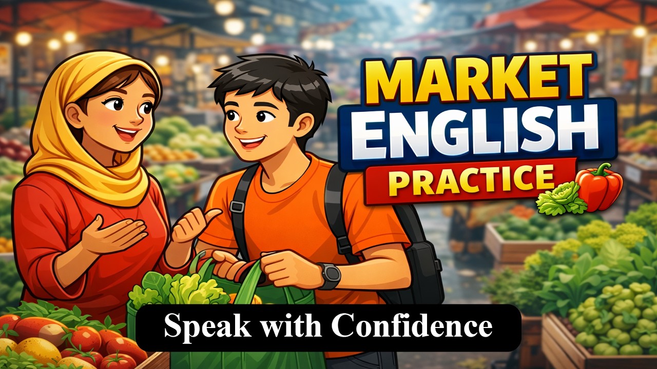Market English Conversation Practice | Speak English in the Market with Confidence | Improve English