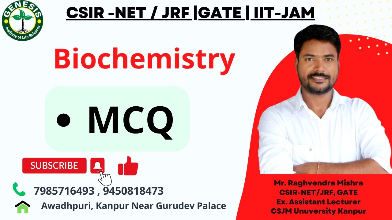 MCQ Amino Acid | Lecture -1| Protein | #genesis_institute