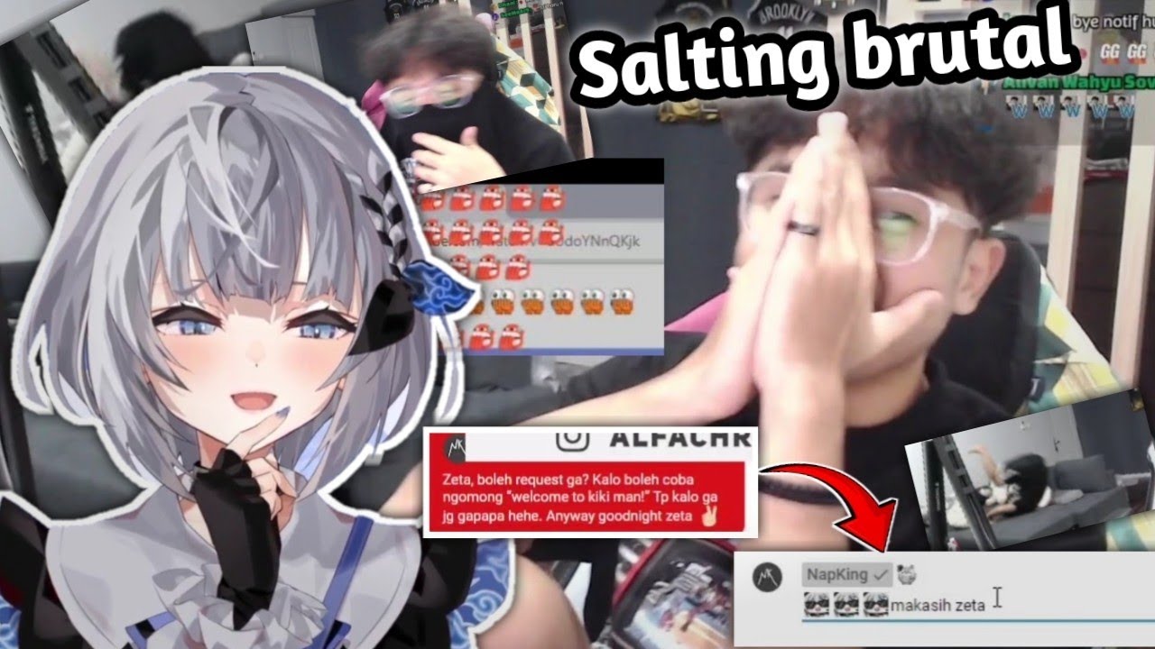 Bang AL mampir ke stream zeta superchat merah buat ngomong 