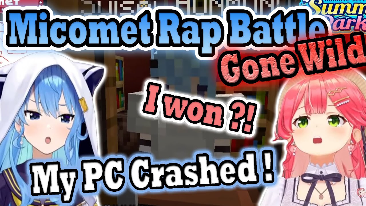 Miko & Suisei’s Rap Battle So Fire It CRASHED Suisei’s PC! 💥💻