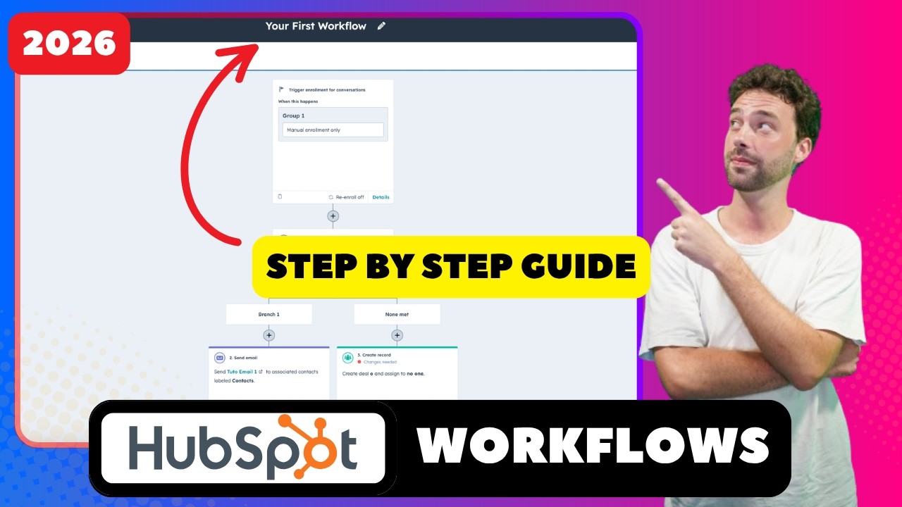 How to Use HubSpot Workflows – Step-by-Step Tutorial for Beginners (2025)