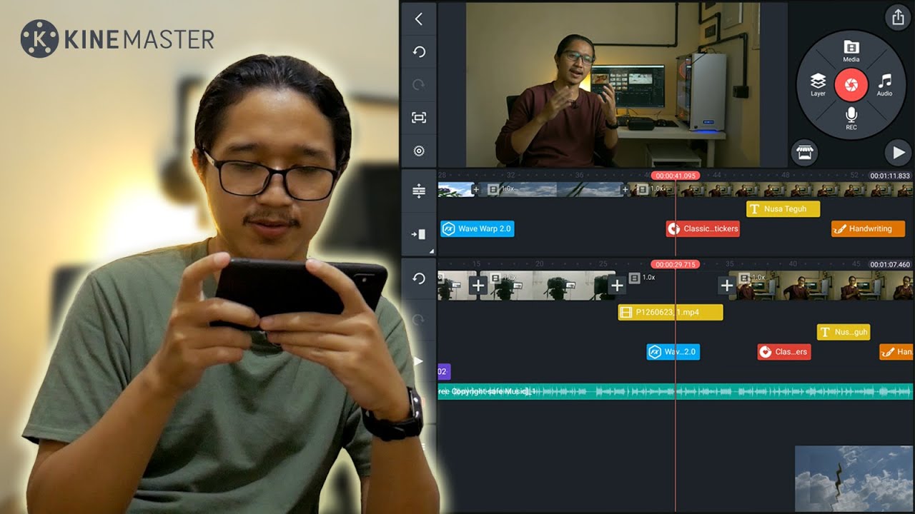 Cara Edit Video dengan KineMaster #1 - Workspace & Fitur