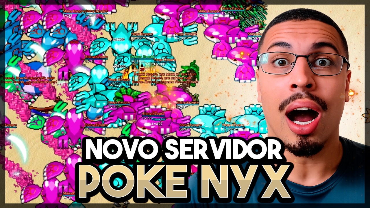 POKE NYX: UM NOVO SERVIDOR de POKETIBIA BASE LENDAS!