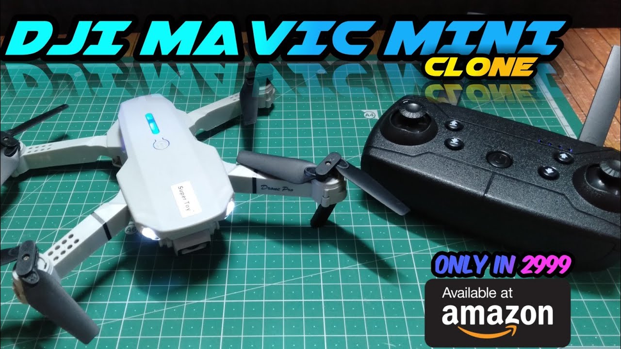 SUPER TOY E88 DRONE | DJI MAVIC MINI clone version | with 2 batteries and with HD CANERA ...
