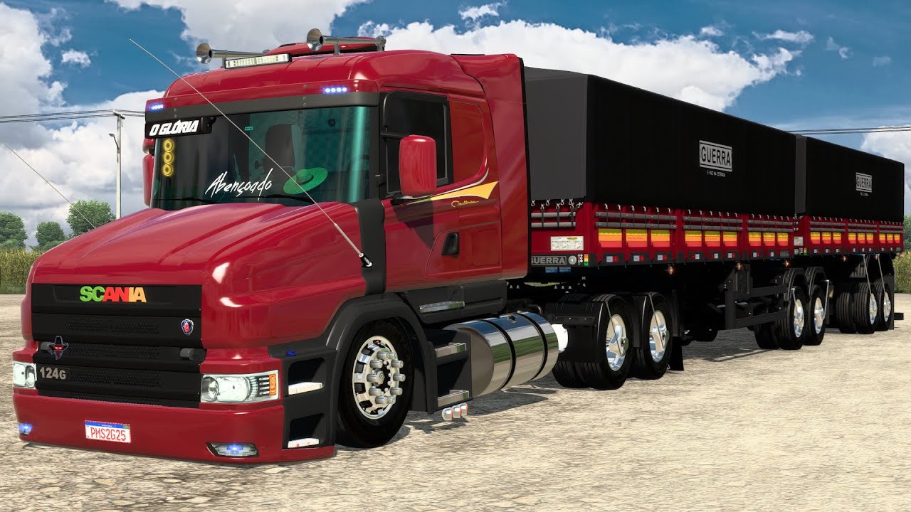 LIVE ETS2 1.57  CARREGAMENTO DINAMICO DE BITREM NO MAPA MINAS GERAIS