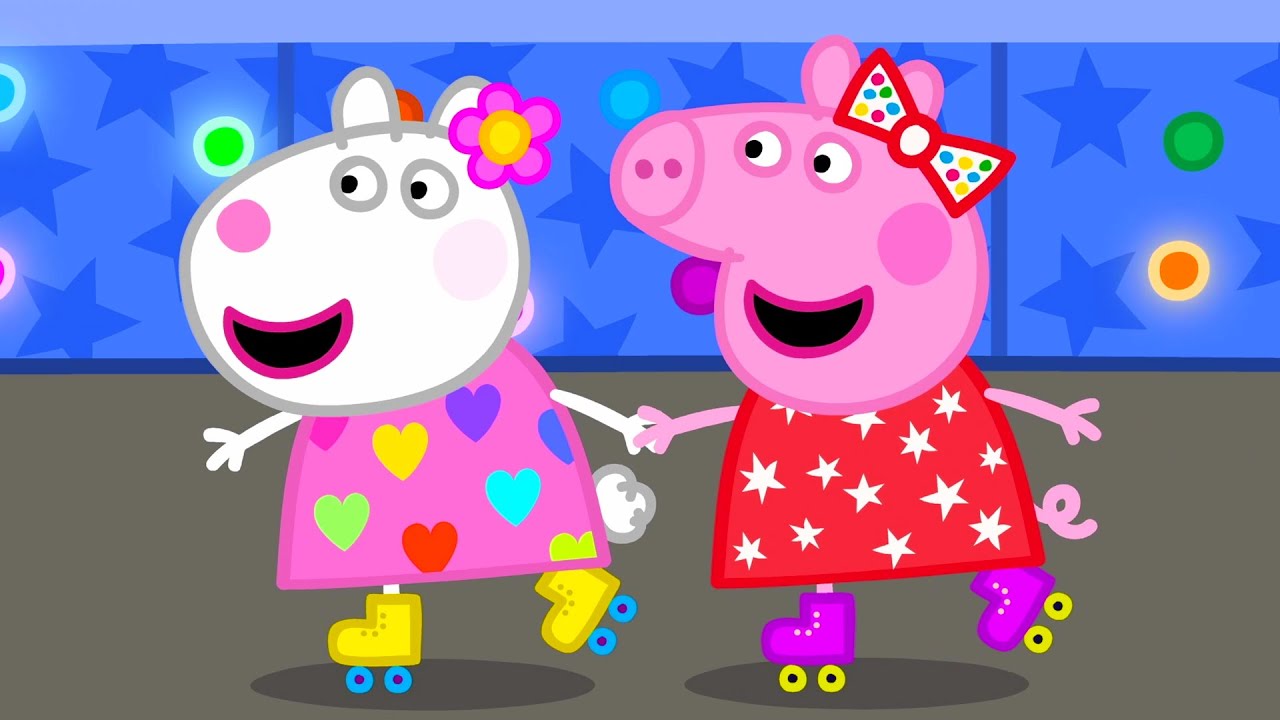 Peppa Adore la Roller Disco! 🪩 Amusement en Patins 🛼 | 2 heures | Peppa Pig Français
