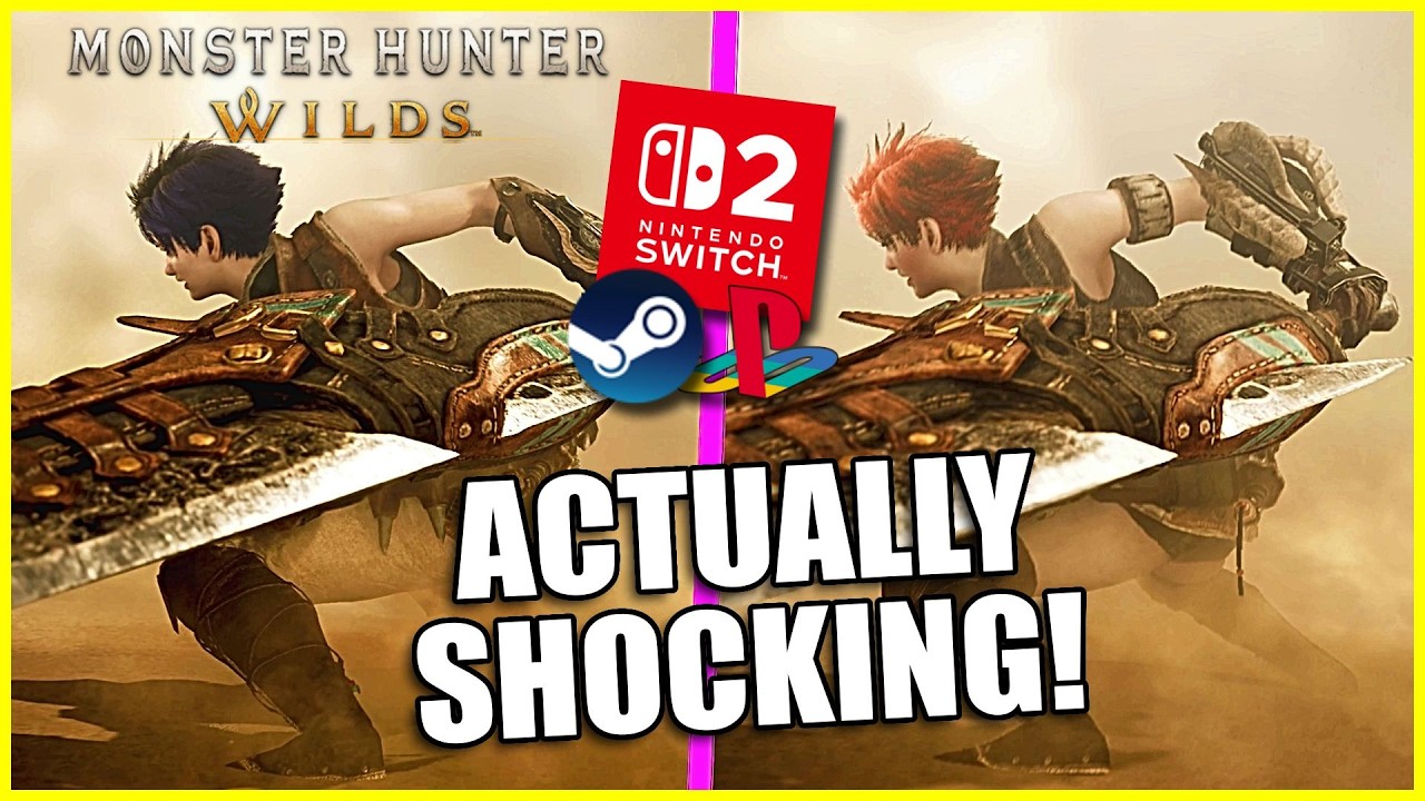 Monster Hunter Wilds на Switch 2 ЛУЧШЕ, чем ожидалось! &mdash; Switch 2 против PS5 против ПК