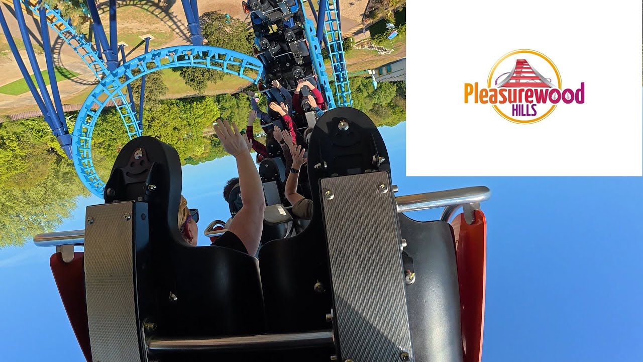 Backseat POV - Wipeout 2.0 Rollercoaster - Pleasurewood Hills - 4K 6FPS 2025