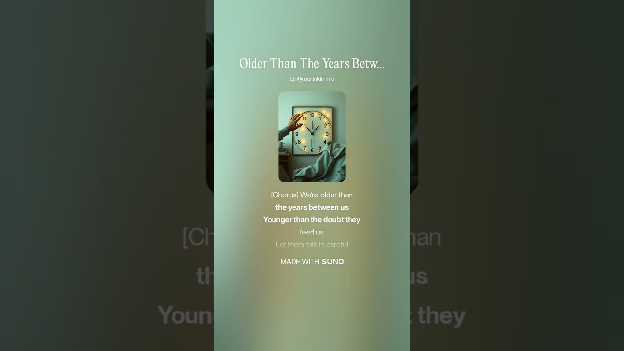 Older Than The Years Between Us 