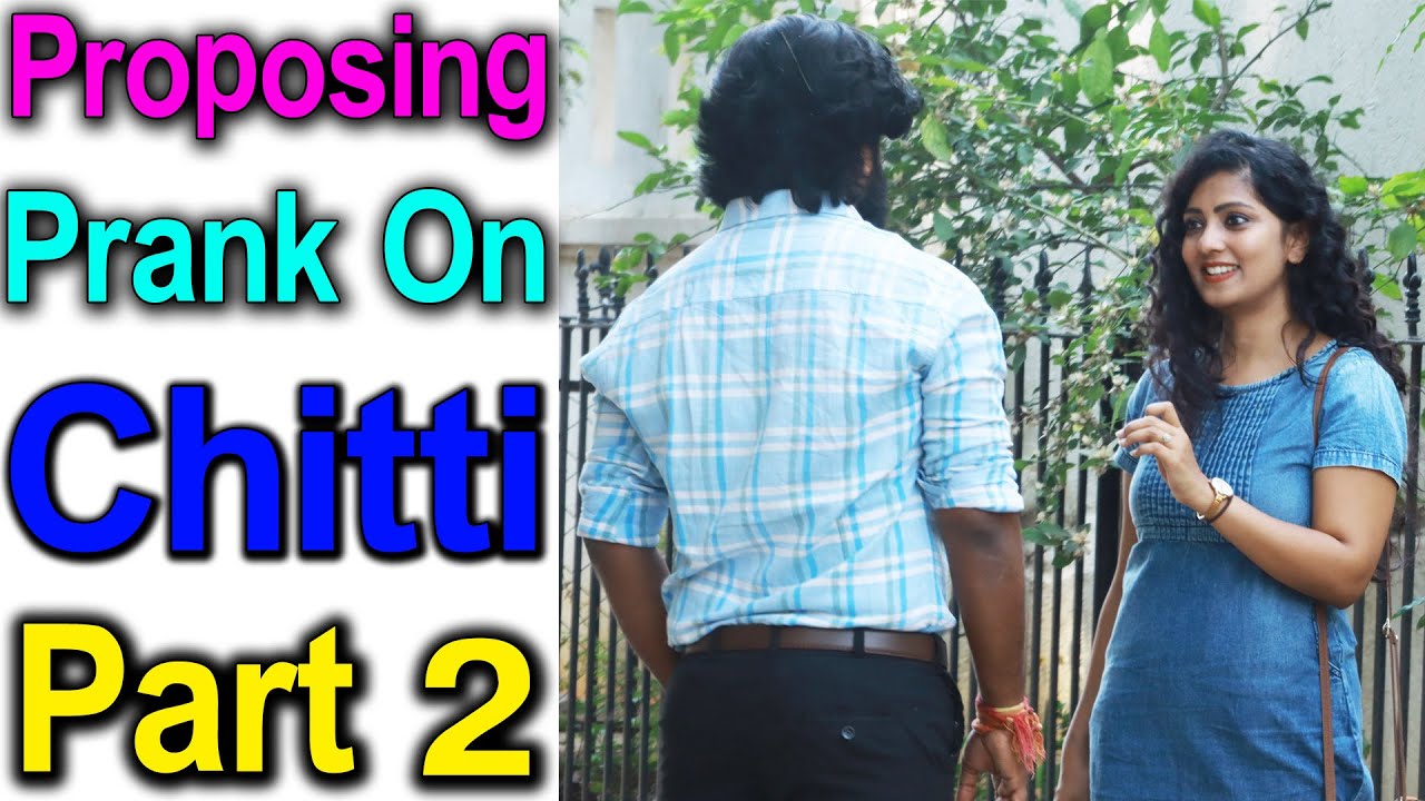 Proposing Prank On || Cute Girl Chitti || Part 2 || Telugu Pranks || Telugu Waala ||