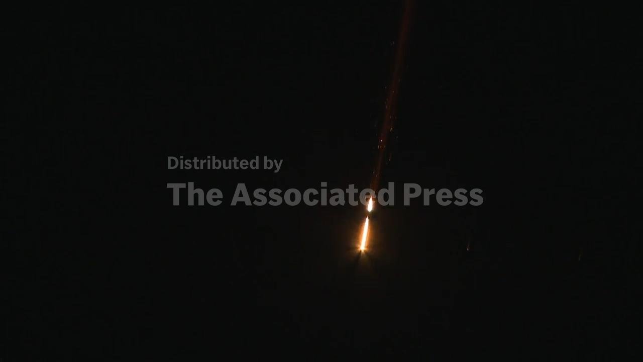 Iranian missiles intercepted in the sky above Jordan