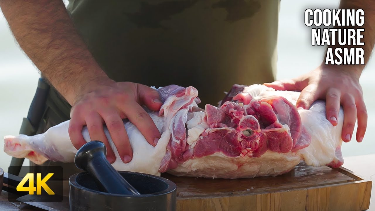 Cooking Leg of Lamb in Clay Pot! Delicate Meat
