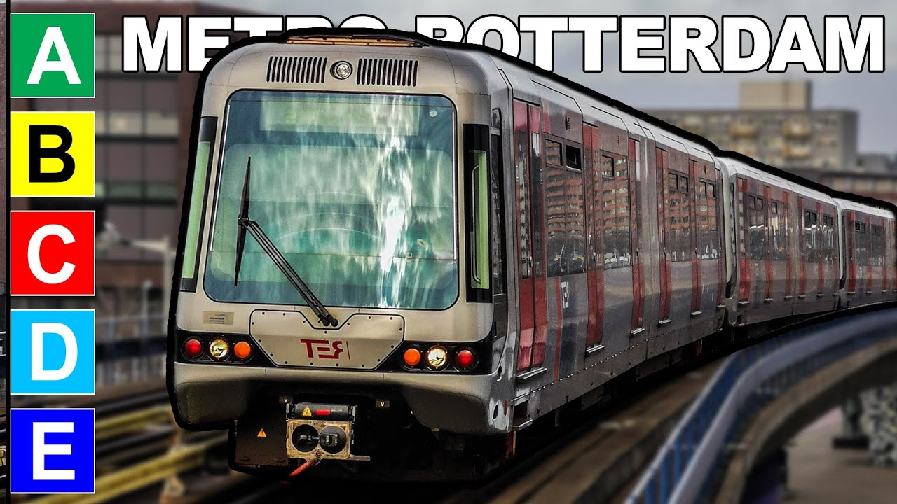 🇳🇱 Rotterdam Metro - All the Lines (2023)