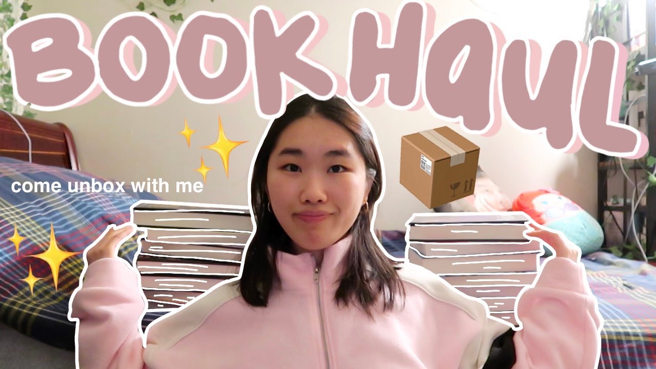 first unboxing book haul of 2023 📦📚💕