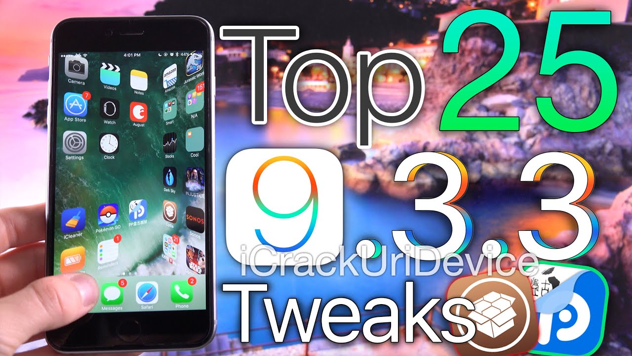 Top 25 Cydia Tweaks iOS 9.3.3 Jailbreak! Pangu & PP Compatible