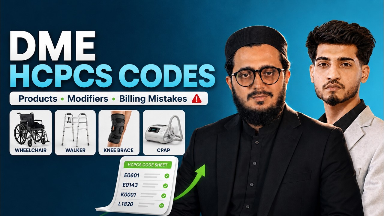 DME HCPCS Codes Explained: Products, Modifiers & Billing Mistakes | Urdu/Hindi | NextRCM Course #4