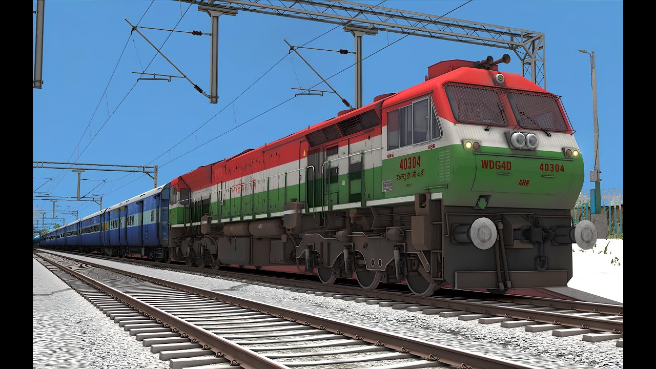 Independence day special passenger from PTK to JAT #railway #video #gaming #railfans