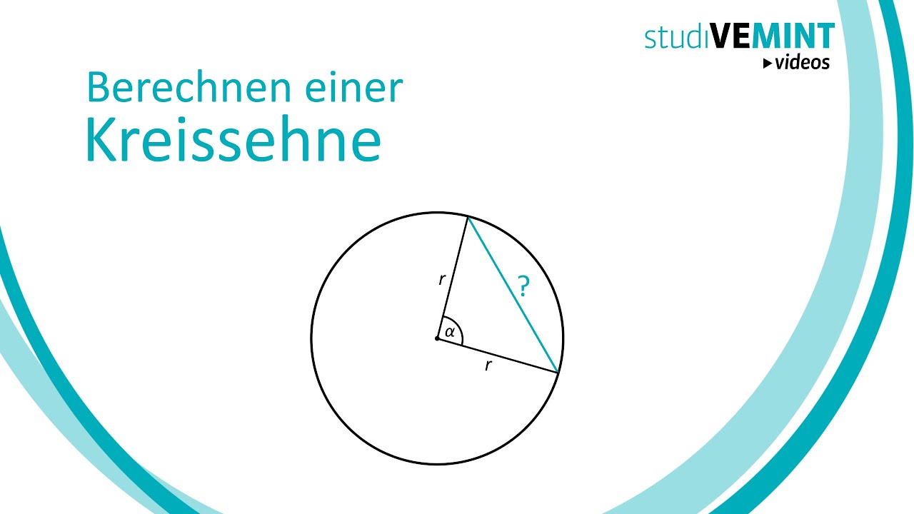 Berechnen einer Kreissehne