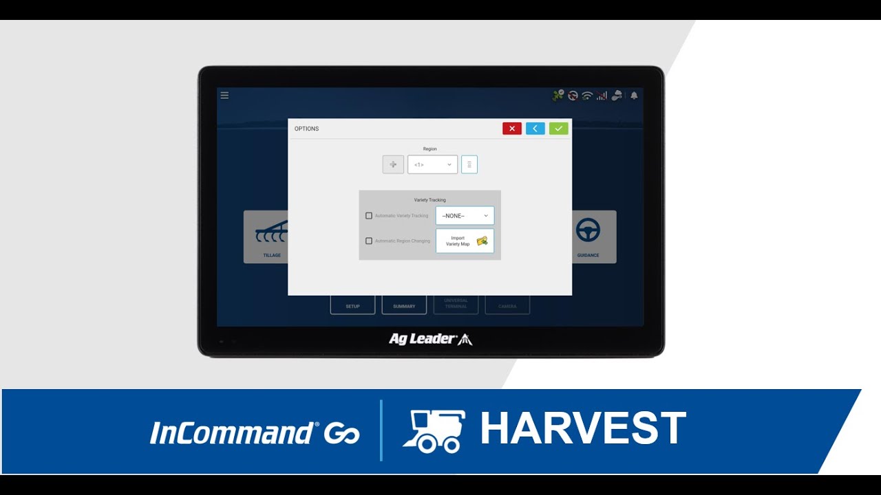 Importing Variety Tracking File on the InCommand&reg; Go