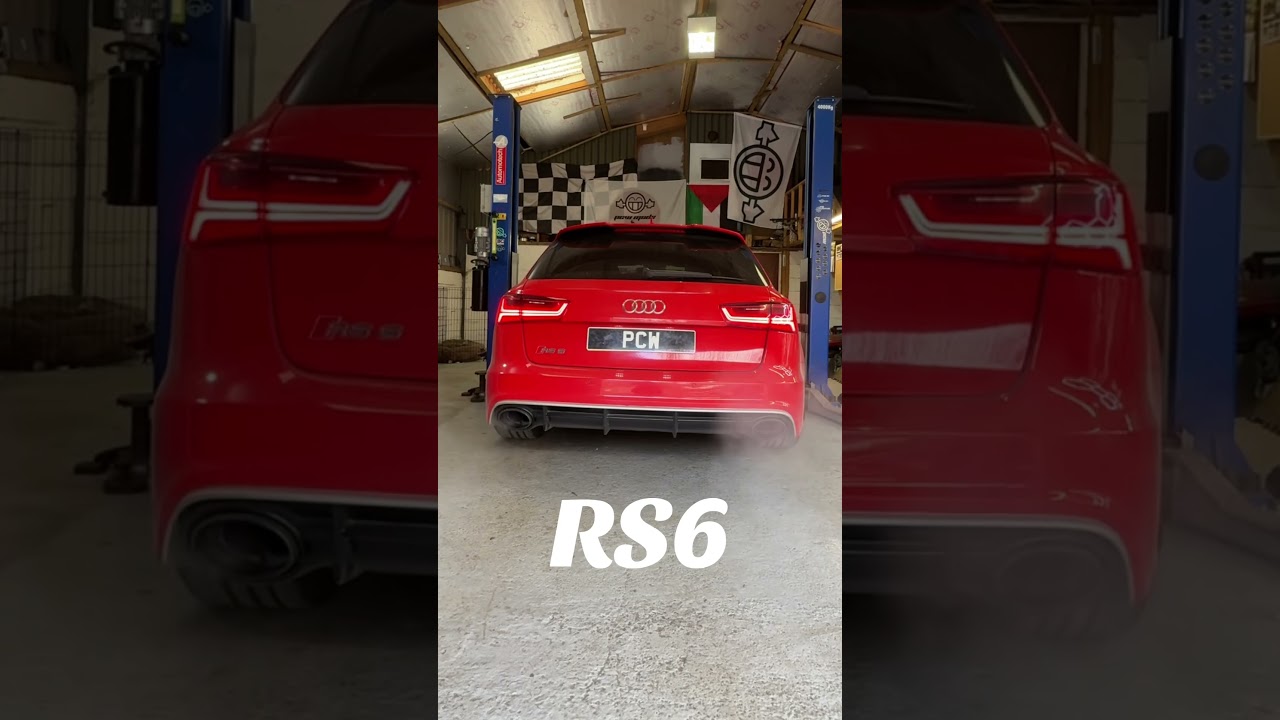 Rs6 all 3 resonators and both backboxes modified #audirs6 #rs6