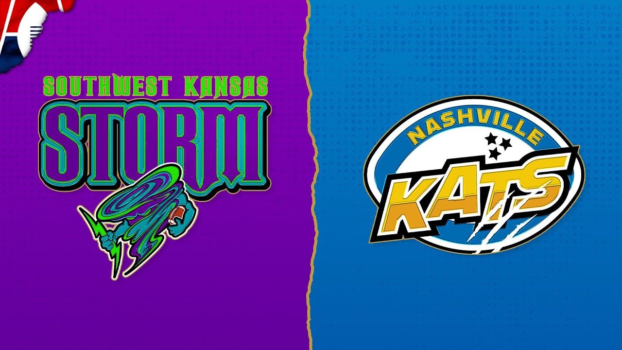 Southwest Kansas Storm vs Nashville Kats Semifinal Showdown | AF1 Highlights & Every TD