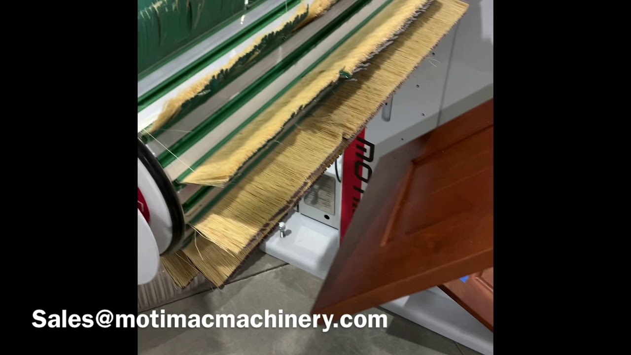 Cabinet Door Refinish Sanding Motimac 600 Brush Sander