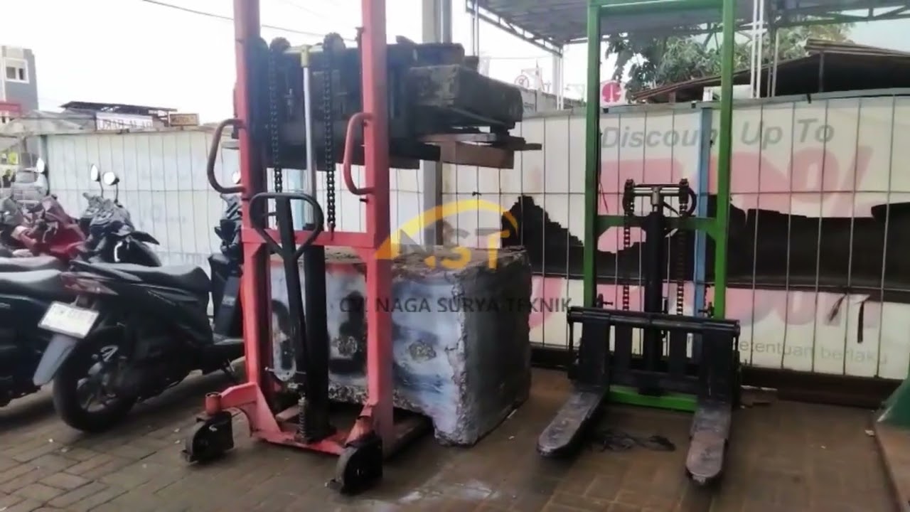 Tes Beban Hand Forkift Setelah Service