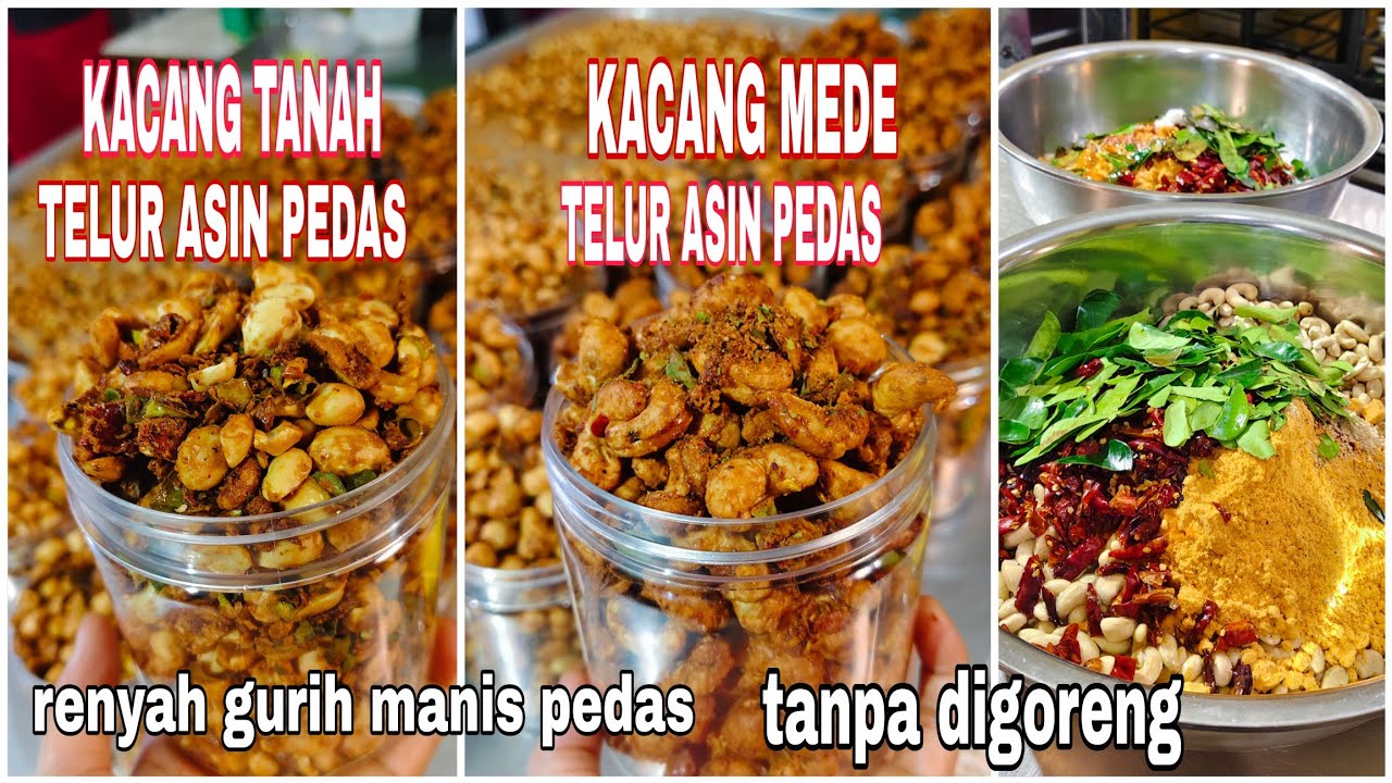 Tahun ini 100kg pesanan kacang mede telur asin pedas buat lebaran sudah masuk