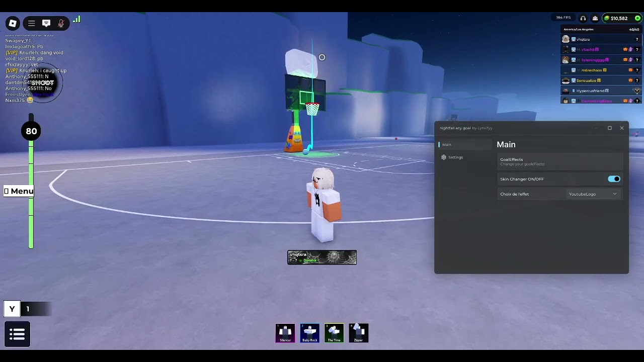 Hoopz script that GIVES YOU ANY GOAL EFFECT